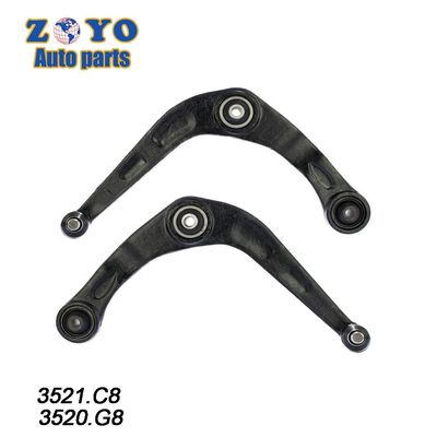Partes de suspensão do braço triangular Braço de controlo de aço para Peugeot 206 CC 2D 3520.H7 3521.H7