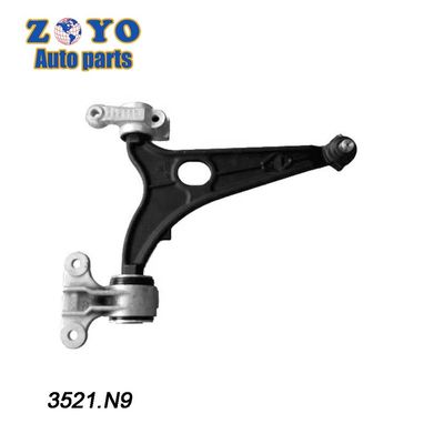 Forjando articulação de bola 40 Cr 3520.R8 3521.N9 Sistemas de suspensão automática Braço de controle frontal Wishbone para Peugeot Expert