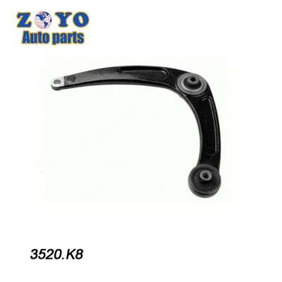 Padrão OEM 3520.K8 3521.G8 Peças de reposição de automóveis Braço de controle inferior para Peugeot 307sw 2000-2016