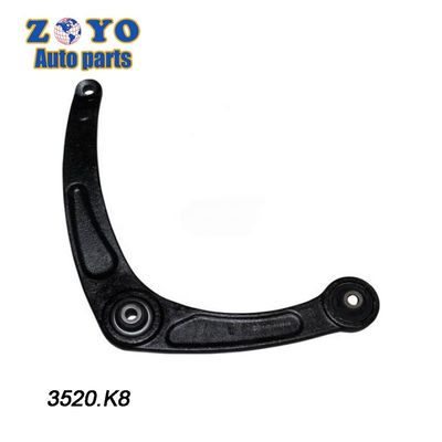 Padrão OEM 3520.K8 3521.G8 Peças de reposição de automóveis Braço de controle inferior para Peugeot 307sw 2000-2016