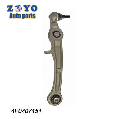 OE NO. 4F0407151 Braço de comando inferior ajustável frontal de alumínio para Audi A6 C6 2004-2008