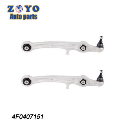 OE NO. 4F0407151 Braço de comando inferior ajustável frontal de alumínio para Audi A6 C6 2004-2008