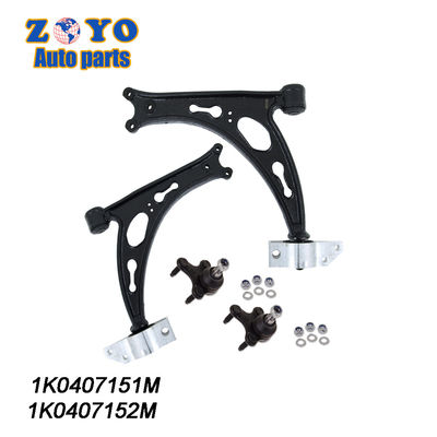 Volkswagen Golf Seat ALTEA Braço de comando anterior inferior Preto E-coating OE NO. 1K0407152M