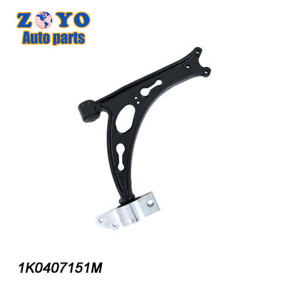 Volkswagen Golf Seat ALTEA Braço de comando anterior inferior Preto E-coating OE NO. 1K0407152M