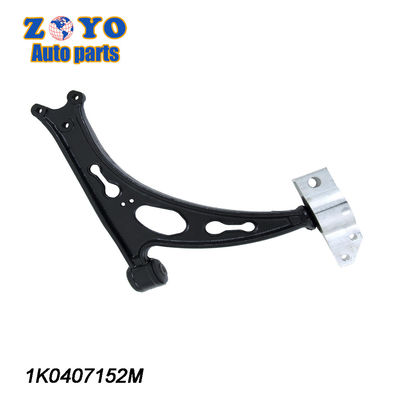 Volkswagen Golf Seat ALTEA Braço de comando anterior inferior Preto E-coating OE NO. 1K0407152M