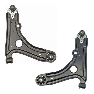 Vw Golf 1H0407151 Braço de comando de suspensão com revestimento E preto e padrão OEM